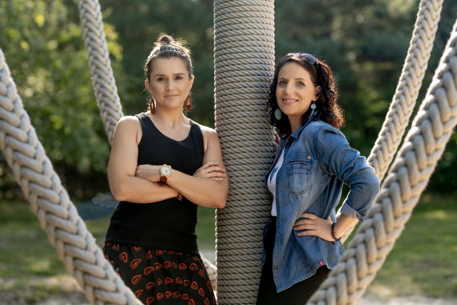 założycielki Fundacji Matecznik: Alicja Nowaczyk i Anna Furmaniuk